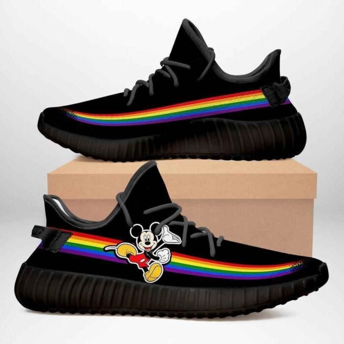 Mickey Rainbow Yeezy Boost Yeezy Shoes