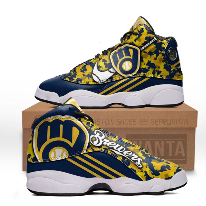 Milwaukee Brewers Jd 13 Sneakers Custom Shoes