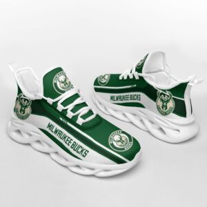 Milwaukee Bucks White Max Soul Shoes