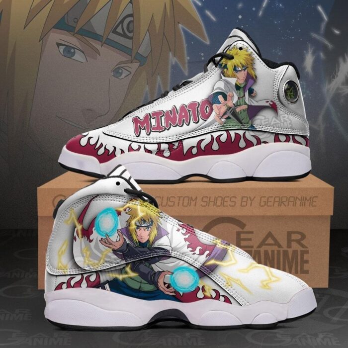 Minato Namikaze Naruto Anime Air Jordan 13 Shoes