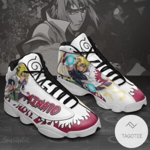 Minato Namikaze Sneakers Custom Anime Air Jordan 13 Shoes