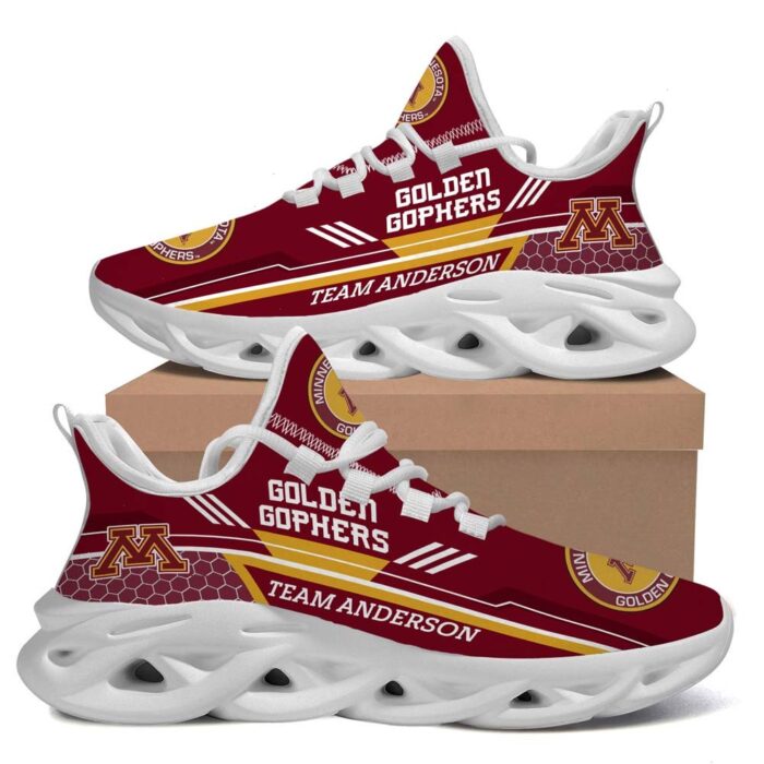 Minnesota Golden Gophers Custom Personalized Max Soul Sneaker Running Sport Shoes