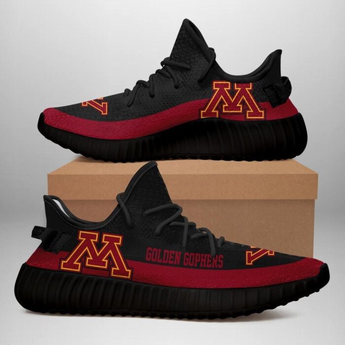 Minnesota Golden Gophers Unisex Sneaker Football Custom Shoes Minnesota Golden Gophers Yeezy Boost 3