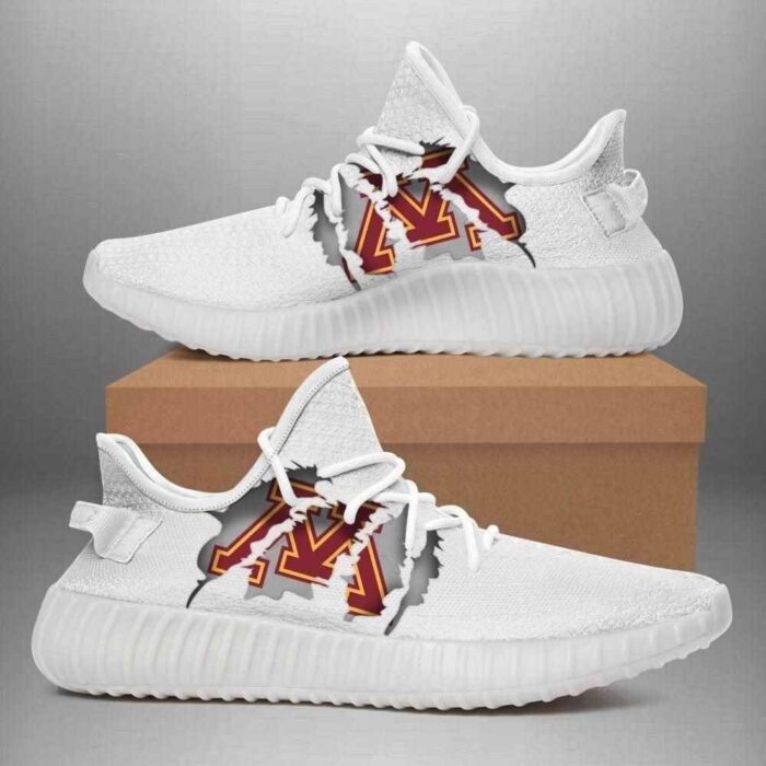 Minnesota Golden Gophers Yeezy Boost Shoes Sport Sneakers