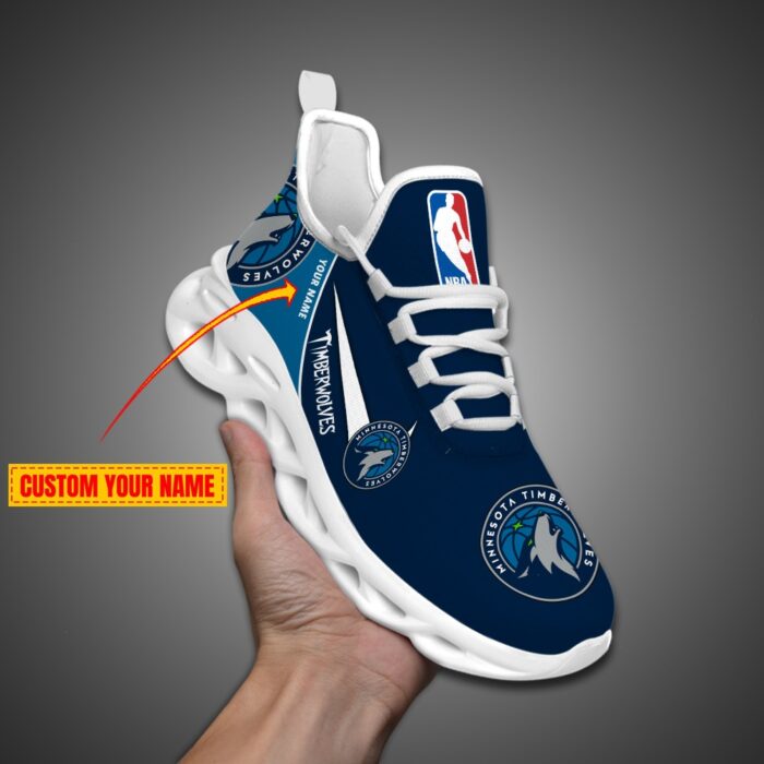 Minnesota Timberwolves Personalized NBA Max Soul Shoes