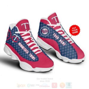 Minnesota Twins Mlb Custom Name Air Jordan 13 Shoes