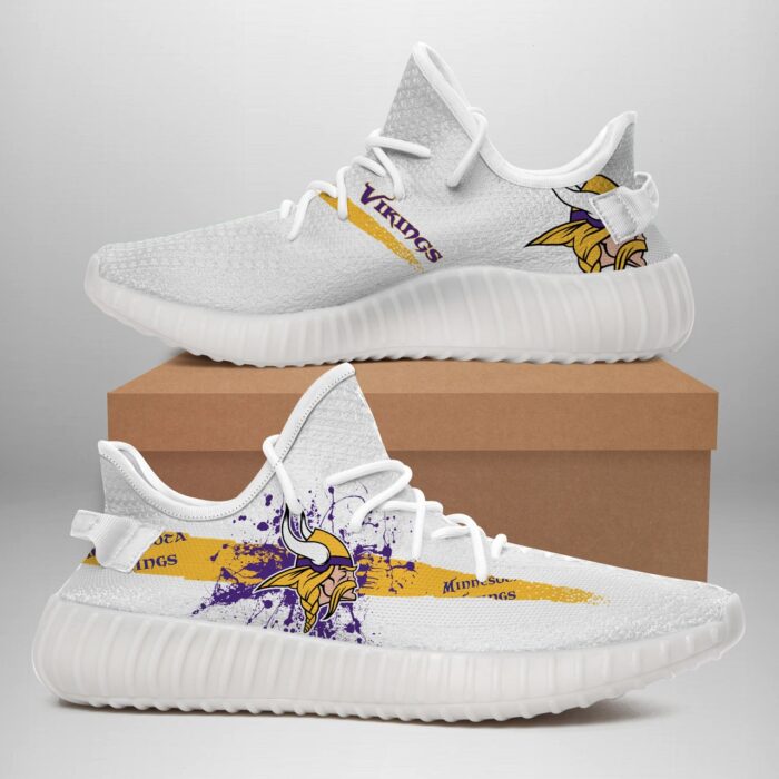 Minnesota Vikings Casual Yeezy Shoes