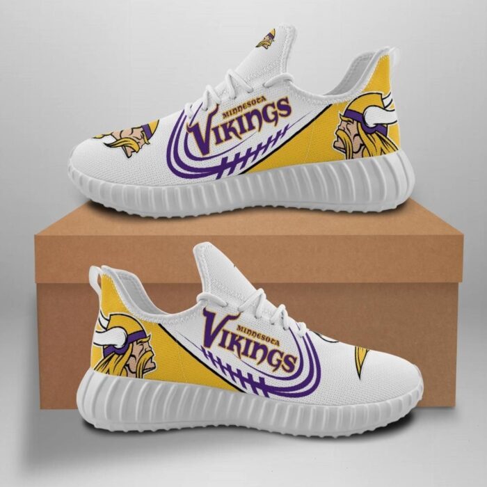 Minnesota Vikings Custom Shoes Sport Sneakers Minnesota Vikings Yeezy Boost Yeezy Shoes