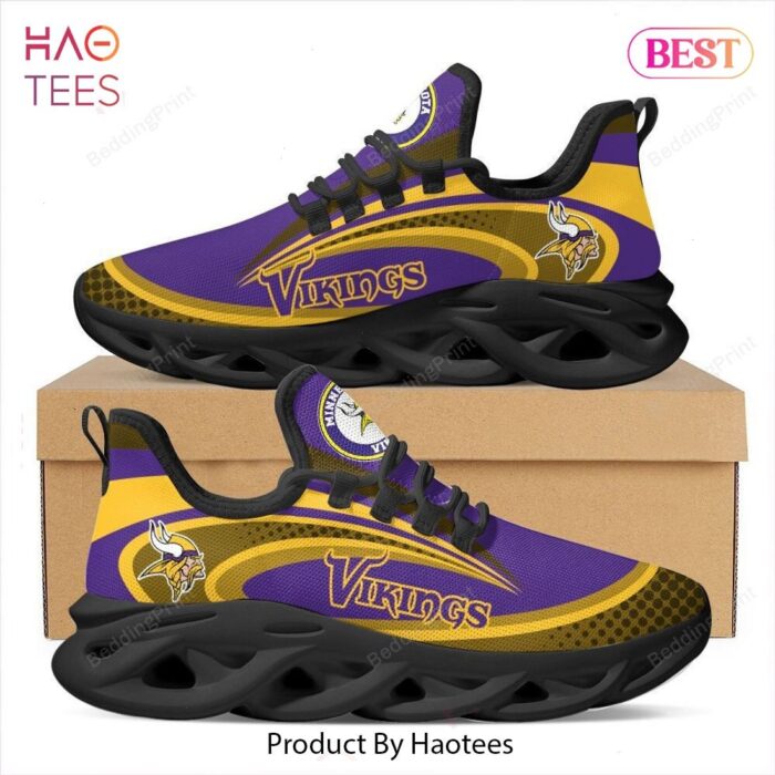 Minnesota Vikings Gold Mix Black Max Soul Shoes