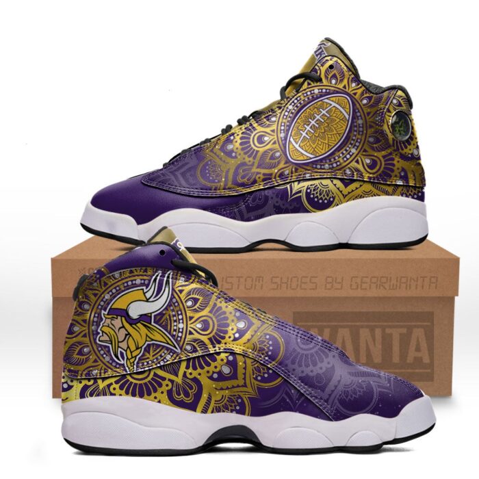 Minnesota Vikings Jd 13 Sneakers Custom Shoes