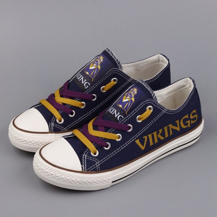 Minnesota Vikings Men's Shoes Low Top Canvas Shoes