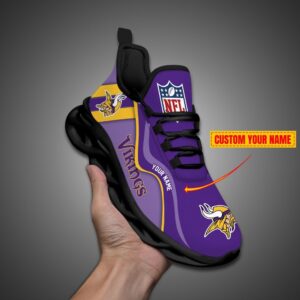 Minnesota Vikings NFL Customized Unique Max Soul Shoes