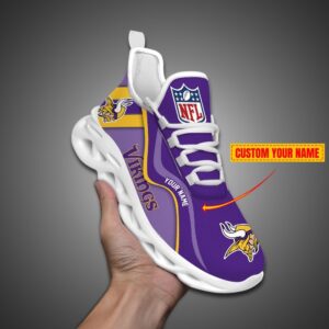 Minnesota Vikings NFL Customized Unique Max Soul Shoes