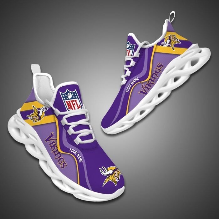 Minnesota Vikings NFL Customized Unique Max Soul Shoes