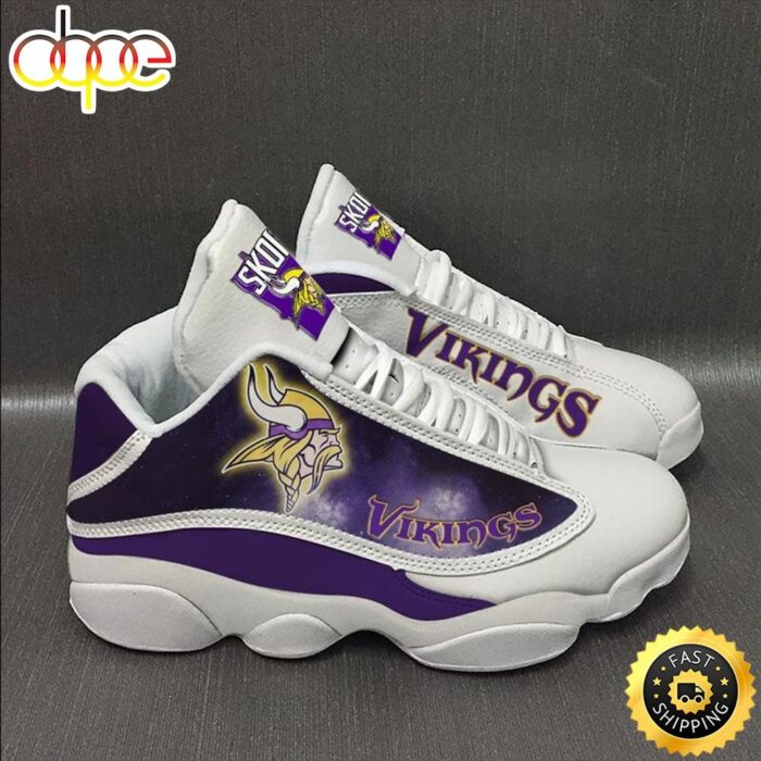 Minnesota Vikings NFL Ver 1 Air Jordan 13 Sneaker