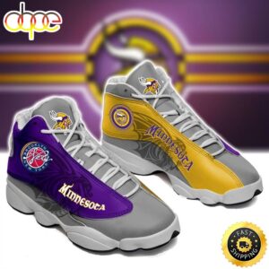 Minnesota Vikings NFL Ver 3 Air Jordan 13 Sneaker