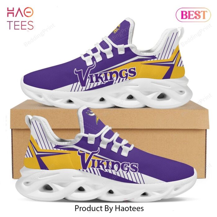 Minnesota Vikings NFL Violet Mix Gold Max Soul Shoes