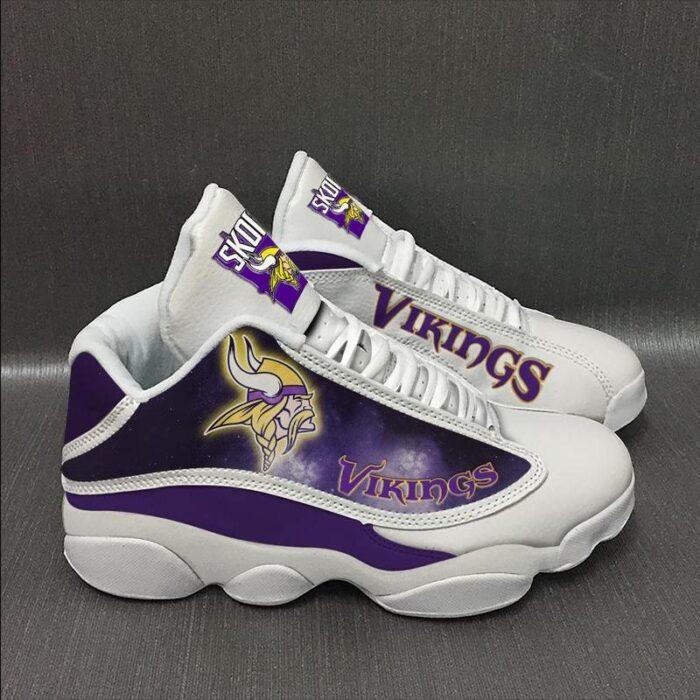 Minnesota Vikings Nfl Ver 1 Air Jordan 13 Sneaker