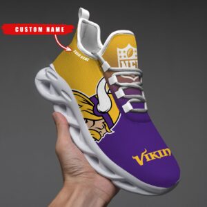 Minnesota Vikings Personalized Custom Name Max Soul Shoes