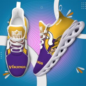 Minnesota Vikings Personalized Custom Name Max Soul Shoes