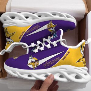 Minnesota Vikings Personalized Luxury NFL Max Soul Shoes 281122