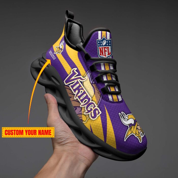 Minnesota Vikings Personalized Max Soul Shoes