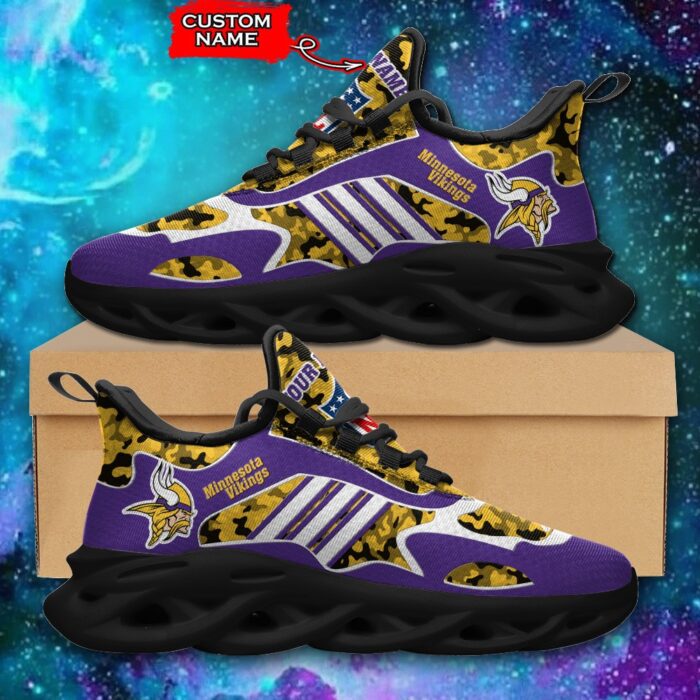 Minnesota Vikings Personalized Max Soul Shoes 30 SPA0901041