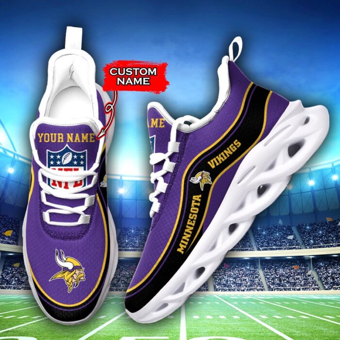 Minnesota Vikings Personalized Max Soul Shoes 32 SPA0901042