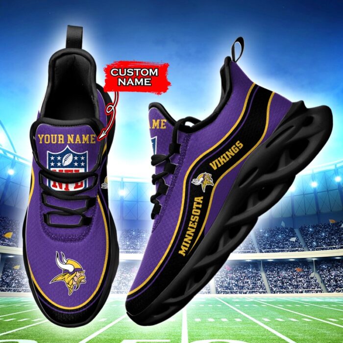 Minnesota Vikings Personalized Max Soul Shoes 32 SPA0901042