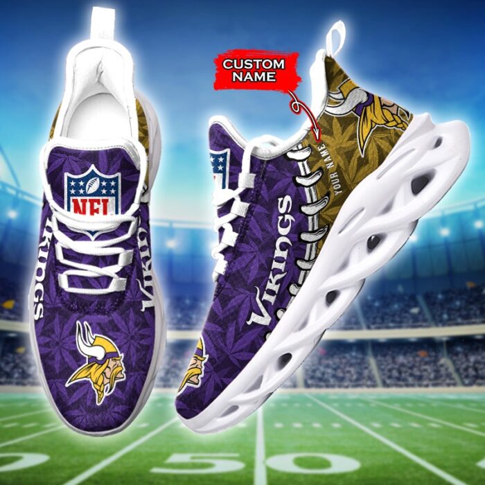 Minnesota Vikings Personalized Max Soul Shoes for Fan