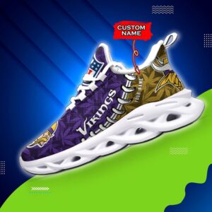 Minnesota Vikings Personalized Max Soul Shoes for Fan