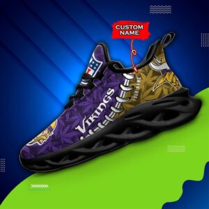 Minnesota Vikings Personalized Max Soul Shoes for Fan