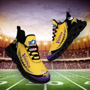 Minnesota Vikings Personalized NFL Max Soul Shoes