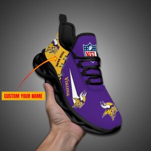 Minnesota Vikings Personalized NFL Max Soul Shoes Fan Gift