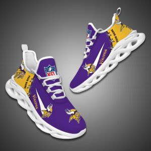 Minnesota Vikings Personalized NFL Max Soul Shoes Fan Gift