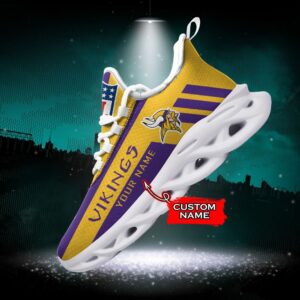 Minnesota Vikings Personalized NFL Max Soul Sneaker