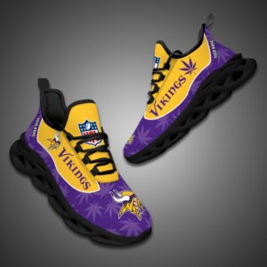 Minnesota Vikings Personalized Weed Limited Edition Max Soul Shoes