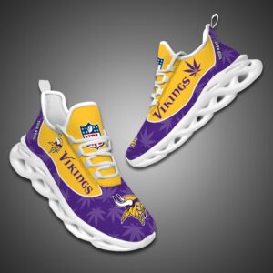 Minnesota Vikings Personalized Weed Limited Edition Max Soul Shoes