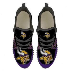 Minnesota Vikings Sneakers Big Logo Yeezy Shoes