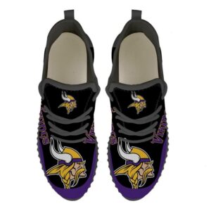 Minnesota Vikings Sneakers Big Logo Yeezy Shoes Art 1983