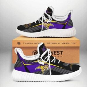 Minnesota Vikings Team Yeezy Sneaker Customize Shoes For Fan