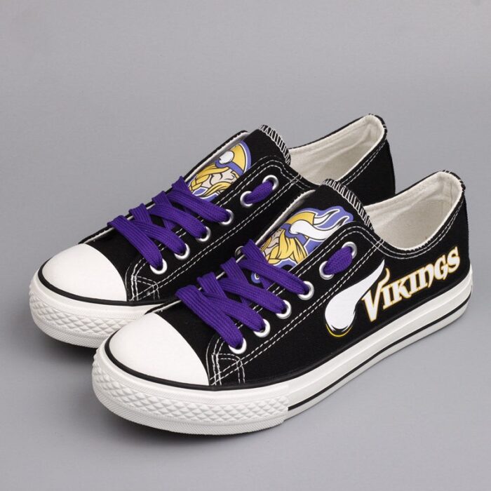 Minnesota Vikings Women's Shoes Low Top Canvas Shoes