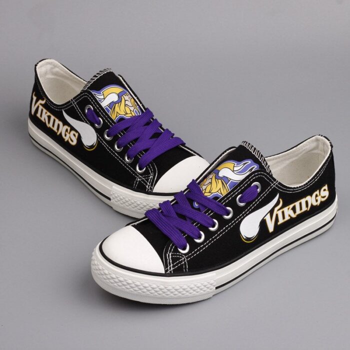 Minnesota Vikings Women's Shoes Low Top Canvas Shoes