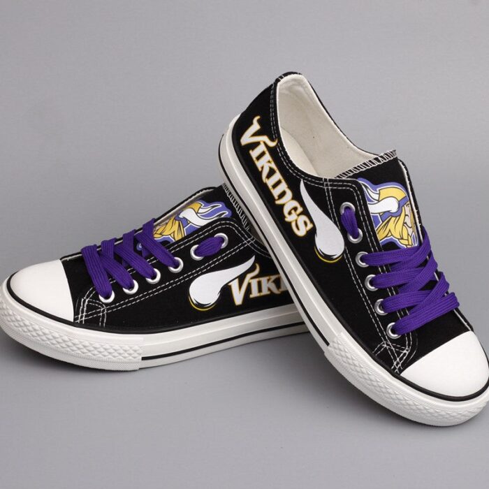 Minnesota Vikings Women's Shoes Low Top Canvas Shoes