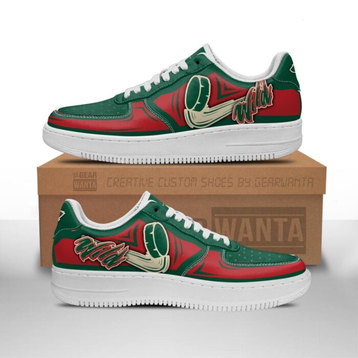 Minnesota Wild Air Sneakers Custom For Fans