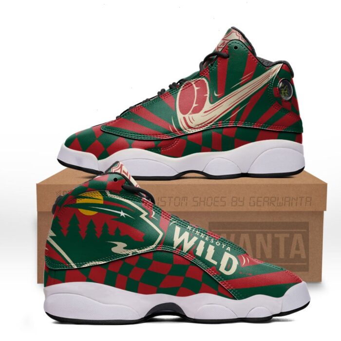 Minnesota Wild Jd 13 Sneakers Sport Custom Shoes