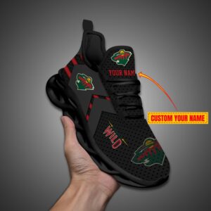 Minnesota Wild Personalized NHL Luxury Max Soul Shoes