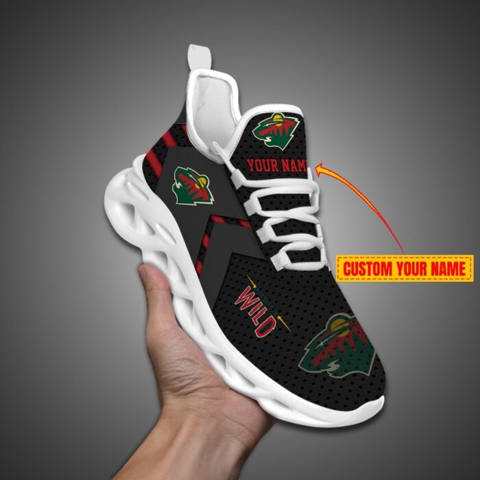 Minnesota Wild Personalized NHL Luxury Max Soul Shoes