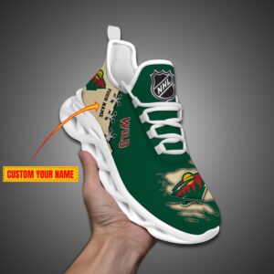 Minnesota Wild Personalized NHL Max Soul Shoes