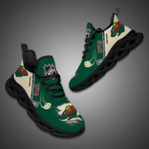 Minnesota Wild Personalized NHL Max Soul Shoes Ver 2